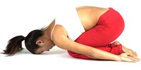 Woman practicing yoga Woman practicing yoga