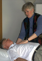 patient receiving healing touch 