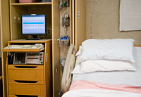 hospital bed and equipment