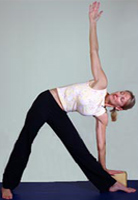 Woman doing yoga