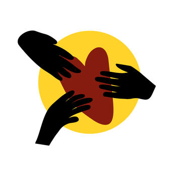 hands holding a heart