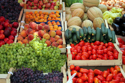 fresh fruit and vegetables