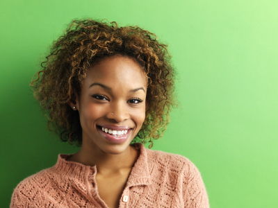 smiling woman