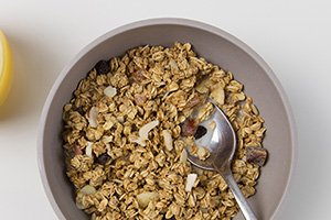 bowl of granola