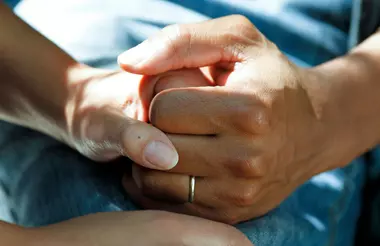 Holding hands