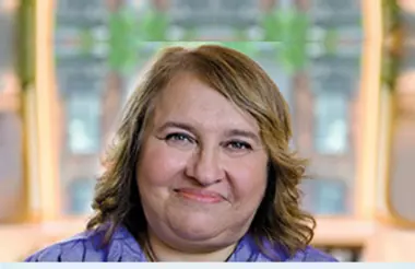 sharon salzberg smiling at the camera