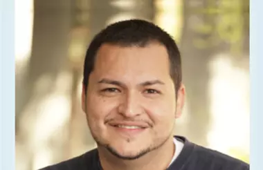 Person smiling.