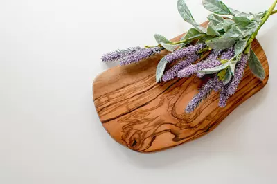 lavender on a board