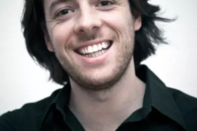 Handsome, relaxed man smiling