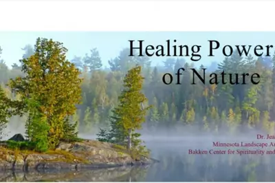 title screen for healing power of nature webinar
