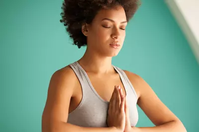 woman hands in prayer