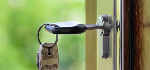 key in door lock