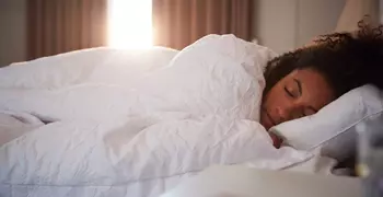 woman sleeping