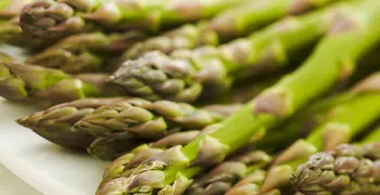asparagus on a plate