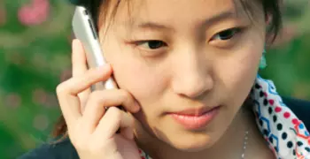 girl on cell phone
