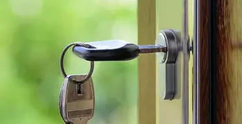 key in door lock