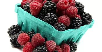 a box of assorted berries