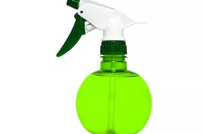 green spray bottle