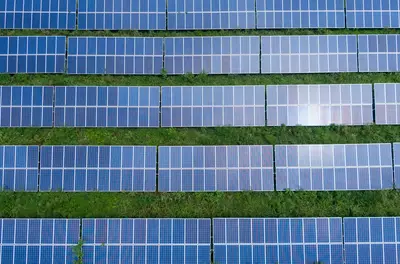 many solar panels