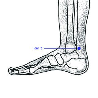 Kidney 3 acupoint