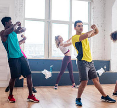 Group dance class