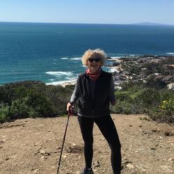 Ruth Bachman hiking